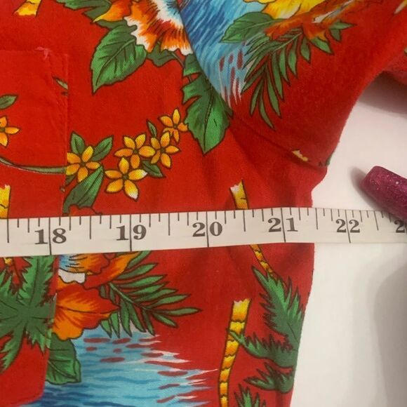 Vintage Tropical Patterned Button Down Top - Picture 5 of 6